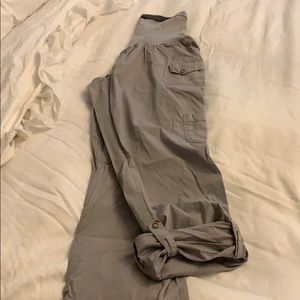 Motherhood cargo full length or Capri bottoms
